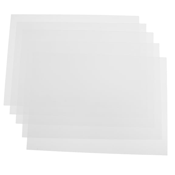 Worgeous 10PCS PVC Sheet Flexible Board Sheet Rigid Thin Plastic Film DIY Projects Frame Inserts DIY Crafts Film Picture Frame Sheet Page Protectors