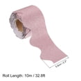 thumbnail image 2 of Uxcell 2.3"32.8ft Bulletin Board Border Scalloped Trim Strips Wall Decor for Classroom Shiny Pink, 2 of 6