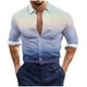 thumbnail image 2 of Blusa y camisa de manga larga con cuello vuelto para hombre, estilo casual, a la moda, con botones estampados, blusa de manga larga con cuello vuelto, camisetas de poliéster para hombre, 2 of 5