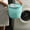 A567 Blue 7.7"X5.5", variant on Portable Laundry Hamper, Waterproof Hollow Laundry Basket for Bathroom Bedroom Clothes, Light Blue