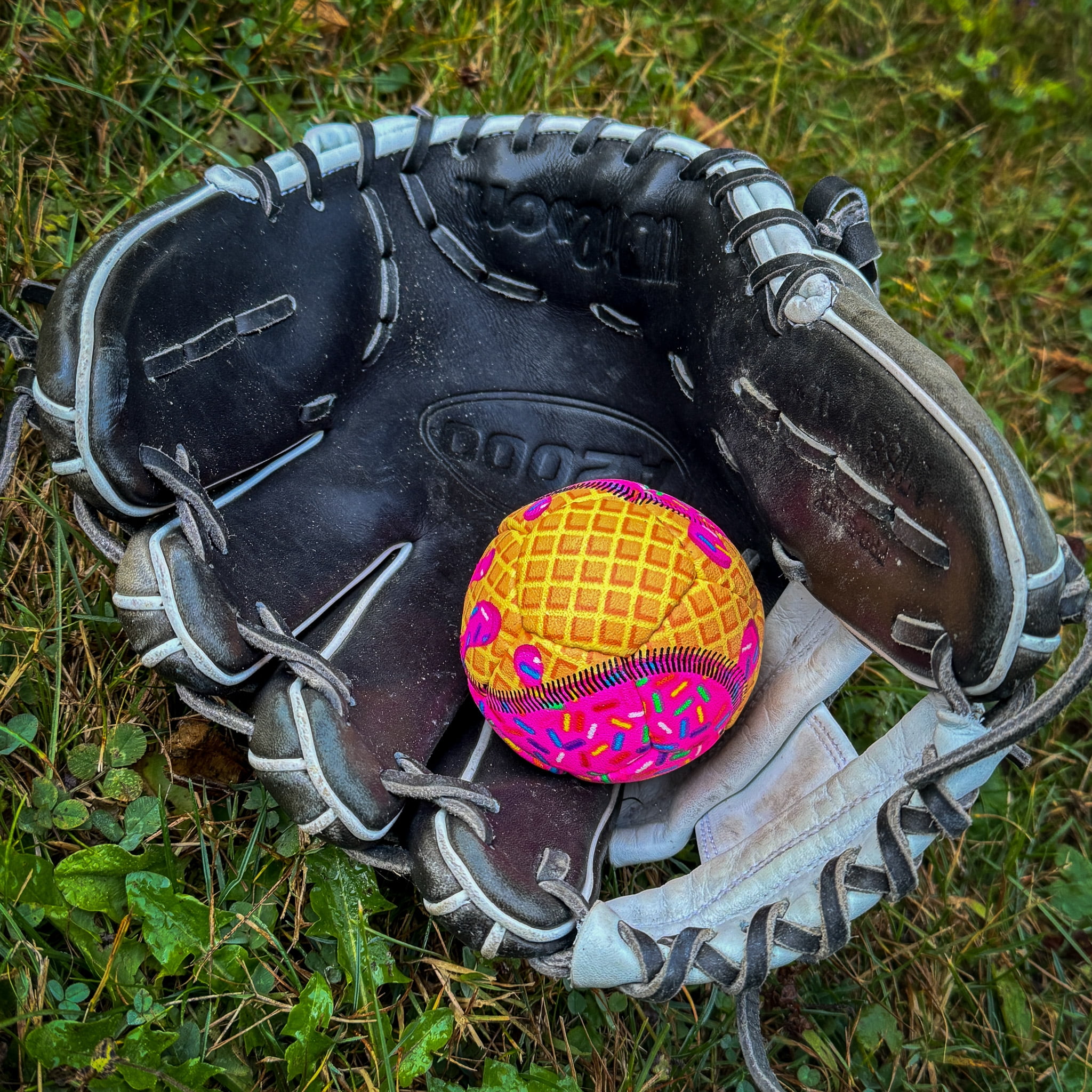 (3 pack) Swax Pink Sprinkle Training Baseball - Official Size & Weight, Safe for Kids