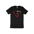 thumbnail image 3 of Blessed Heart Christian Religious Faith Inspirational Gift for Religious Men Women Kids Boys Girls T-Shirt, 3 of 10