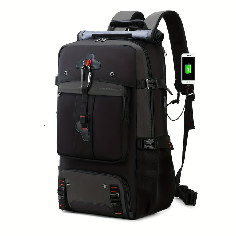 Large Travel Backpack Airline Approved Carry On Bag with Laptop Shoe Pocket Amazon.com | coofay Extra Large Backpack For Traveling On  main image 3