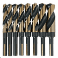 thumbnail image 3 of KnKut 8 Piece Fractional Silver and Deming 1/2" Reduced Shank Drill Bit Set, 3 of 6