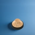 thumbnail image 1 of Raindrops Circular Design Light Brown ABS Mute for Alto Saxophone Reduces Noise for Practice, 1 of 6