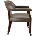 thumbnail image 4 of Bowery Hill Captains Chair with Casters in Brown, 4 of 6
