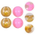 thumbnail image 2 of KAKOWELY 4 pelotas de playa inflables transparentes con lentejuelas para fiestas en la piscina., 2 of 4