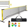 thumbnail image 1 of Ksports 22' Pickleball Net with LED Shuttlecock and 2 Game Balls, Yellow, 1 of 12