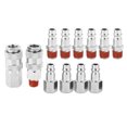 thumbnail image 3 of 12pcs 1/4 Inch BSP Male Female Air Hose Connector Quick Release Coupler Pneumatic Fitting, 3 of 11