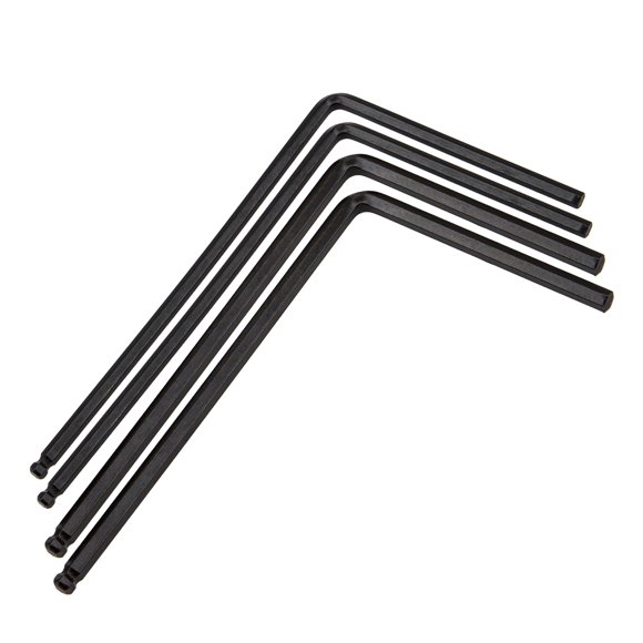 4 piezas Yootones 4 mm/5 mm llave para alma de guitarra llave Allen herramienta extremo de bola compatible con ajuste de varilla de armadura de guitarra acústica Martin y ajuste de armadura profunda o