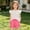 Hot Pink, variant on Girls 2 Piece Outfits Children Summer Sets Little Girls Short Sleeve T Shirt Elastic Waist Drawstring Shorts Solid Color Soft Comfortable Stretchy Sports Purple 8-9 Years