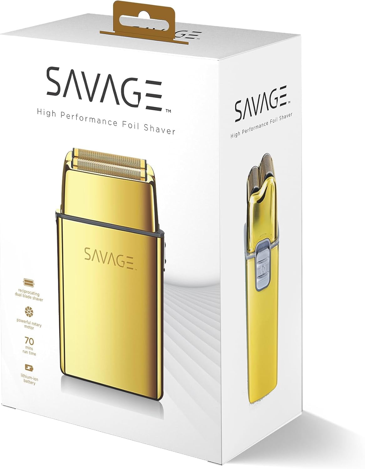 Savage Foil Shaver for Men, Professional Reciprocating Dual