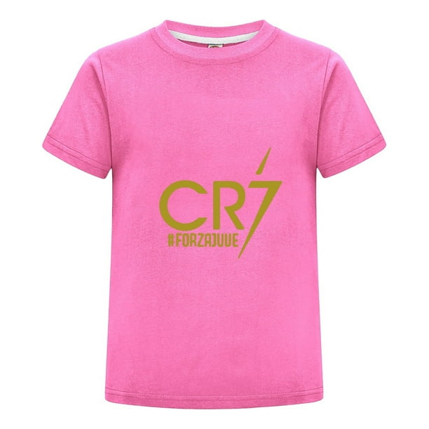 Playera CR7 para Niño con Celebración y Número 7 | Ropa de Futbol Infantil