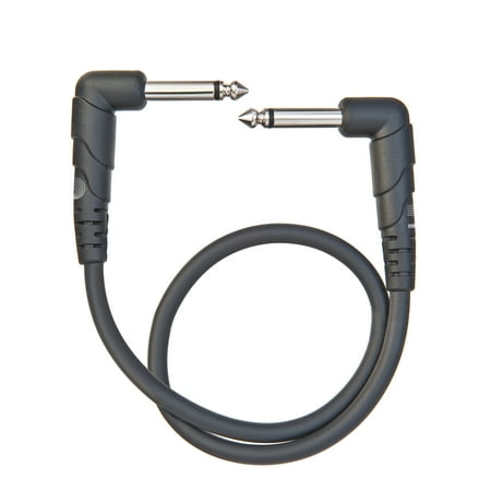 D'Addario Classic Series Patch Cable, Right-Angle, 3 feet