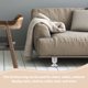 thumbnail image 3 of Hytrove 4Ud Patas Elegantes Plateadas Para Muebles Y Repuesto De Sofá, 3 of 6