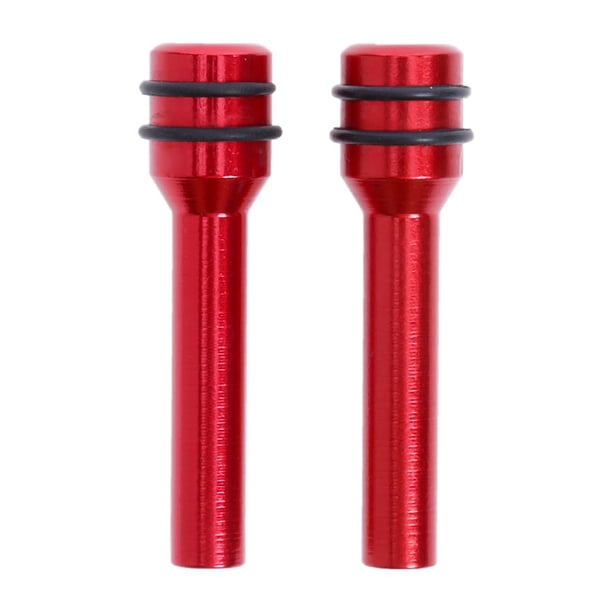 2 pines de perilla de bloqueo de puerta interior de aluminio universal para camión de coche (rojo) JShteea Accesorios para autos y motos