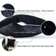 thumbnail image 5 of Fundas decorativas para almohadas lumbares pequeñas, fundas de cojines de terciopelo, 18 x 18, juego de 2, color negro, 5 of 6