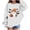 White, variant on HAOTAGS Girls Halloween Sweatshirts Size 10, Crewneck Printed Long Sleeve Pullover Sweatshirts White