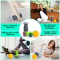 thumbnail image 2 of EliaValth Foot Roller & Massager for Plantar Fasciitis Relief, Neuropathy, Gray, 2 of 6