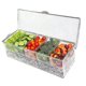 thumbnail image 2 of Ice Cold 5 Compartment Condiment Server Rack-service Tray Container With 5 Removable Trays, 2 of 5