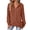 Bm 04 Caramel, variant on Airmenty Women's Zip Up Hoodie Lightweight Full Zip Sweatshirt Casual Fall Jacket with Pockets S-2XL
