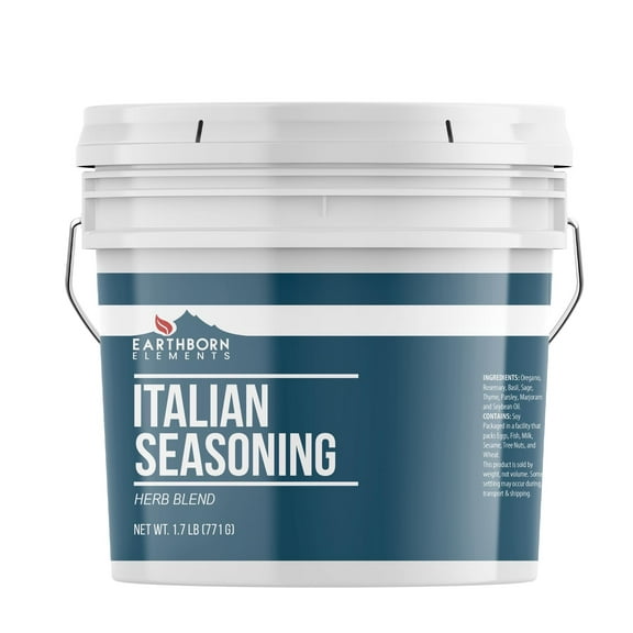 Earthborn Elements Italian Seasoning 1 Gallon Bucket, Herb Blend, Savory Flavor