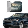 thumbnail image 2 of Windshield Sun Shade Foldable Car Front Window Sunshade For Car Suv Trucks Vans - Best Heat Shield Blocker Visor Cover Blocks Uv Rays And Keeps Your Vehicle Cool-Medium, 2 of 2