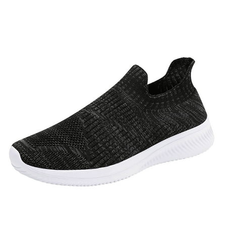 XDDST Slip On Shoes Gentlemen Shoes Summer Sneakers Lightweight Comfort Shoes Sneakers Non Slip Casual Running Shoes