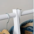thumbnail image 5 of IRIS USA Clothes Rack for Hanging Clothes with Shelf, Freestanding Clothing Rack, Easy to Assemble Garment Rack, Metal, Sturdy Design, Multipurpose, Small Space Storage Solution, White, 5 of 7
