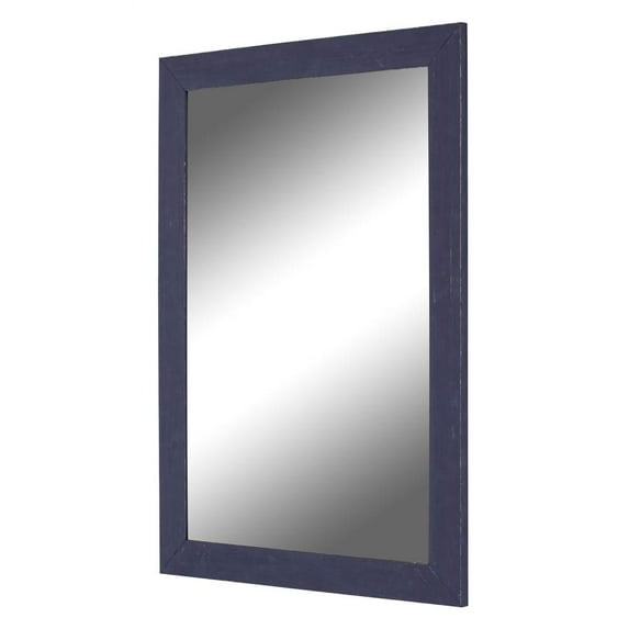 Hitchcock Butterfield 815105 Reclaimed Navy Blue Barnwood Wayfarer Rectangle Mirror