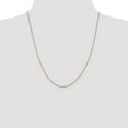 thumbnail image 2 of The Black Bow 1.1mm 14k Yellow Gold Solid Flat Cable Chain Necklace, 22 Inch, 2 of 9