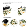 thumbnail image 3 of Daisy Minimalist Coin Purse 0.7 Microfiber Zinc Alloy Jaws 4.3x4.7 in/11x12 Cm - Stylish & Compact Money Holder, 3 of 7
