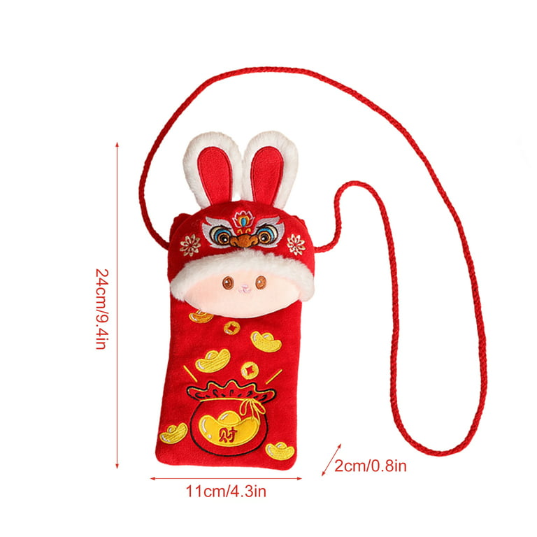 Custom red packets for the Year of the Rabbit with a touch of