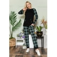 thumbnail image 3 of Celeste Design Women's Stretch Sweatpants S-3X Jogger Pants in Plaid and Animal Print, 3 of 5