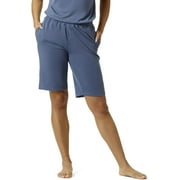 Hue Women’s Plus-Size Lounge Bermuda Short, Navy, 3X