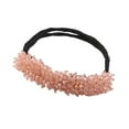 thumbnail image 4 of Bandeau de Mariage pour Femmes, Pince à Chignon, Accessoire de Tête, Rose, Cristal, 4 of 6