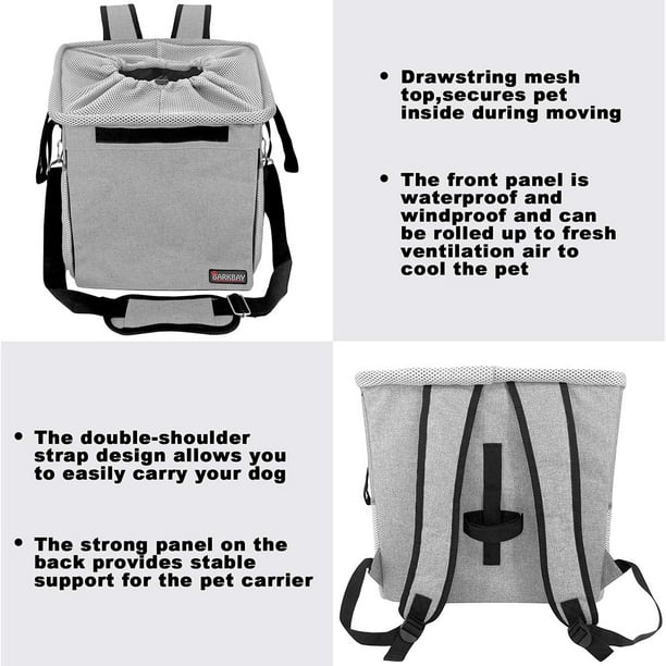 Barkbay pet carrier bicycle basket deals