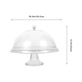 thumbnail image 2 of Cake Tray with Lid Clear Cake Stand with Dome Snack Serving Tray for Wedding Party, 2 of 6