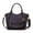 BM Purple, variant on MKF Collection Jacqueline Signature Women Satchel Bag, Handbag Purse by Mia K - White