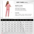 thumbnail image 6 of VIAOLI  Scrub for Women Set Y-neck Scrub Top & Cargo Pants, Breathable, Quick Drying, 6 of 6