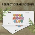 thumbnail image 4 of License Plate, Fun filled Moms Club Logo Decorative Front,Personalized Stainless Steel License Plate Cover For Men Women,12.2" X 6.2", 4 of 7