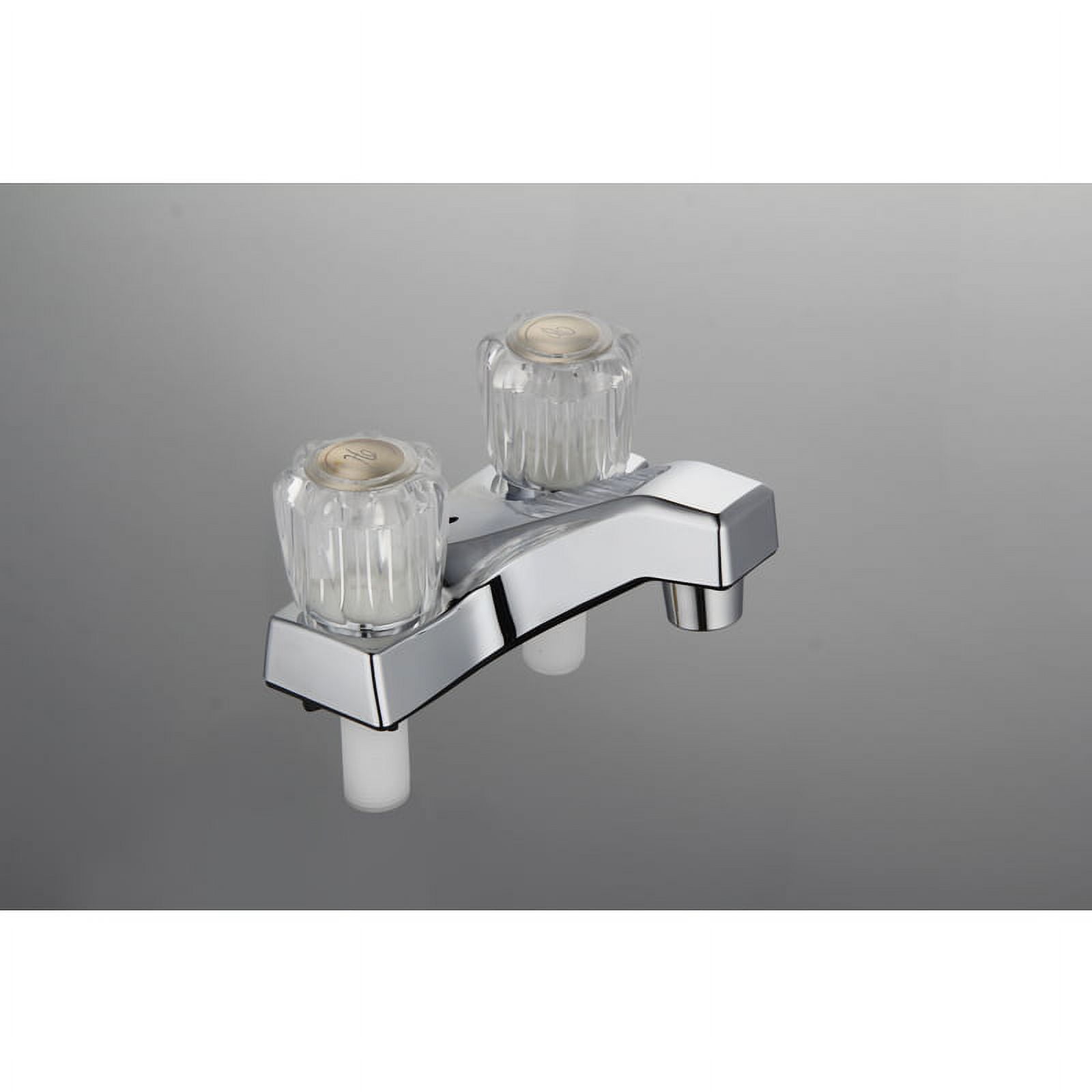 Home Plus 4224P-CP Centerset Bathroom Sink Faucet Chrome 4" Chrome