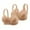 Beige, variant on purcolt Women's Plus Size T-Shirt Bra Comfort Wireless Push Up Bras No Underwire Full Coverage Wire Free Bralettes Everyday Bras 36B-44C