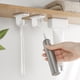 thumbnail image 5 of Porta Cepillos de Dientes de Pared con Gancho, Plástico Blanco, Instalación sin Taladro, Diseño con Inclinación de 10° Hacia Adentro para Almacenamiento Seguro, Estructura Ventilada para Secado por, 5 of 6