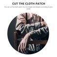 thumbnail image 3 of 10Pcs Iron On Patch Elliptical Jeans Cloth Patch Simple Clothes Elbow Appliques, 3 of 4