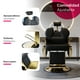 thumbnail image 4 of Sillón de Barbería Arezzo Premium con Detalles Dorados, 4 of 6