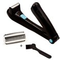 thumbnail image 1 of High quality Long handle waterproof foldable High quality Body trimmer Back Hair Removal Safe electric back shaver for men, 1 of 6