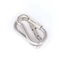 thumbnail image 6 of 4 Inch Stainless Steel Locking Type Carabiner Clip Spring Snap Hook - 2 Packs Heavy Duty Carabiner Clips for Keys, Swing Set, Camping, Fishing, Hiking Traveling, 650 lbs Capacity, 6 of 6