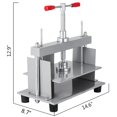 thumbnail image 2 of Manual Paper Press Machine 12x8.6 In For A4 Paper 10cm Thickness Steel Frame Paper Press Machine Papermaking Book Press ,Wear Resistant, 2 of 7