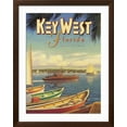 thumbnail image 2 of Art.com Key West Florida Art Print by Kerne Erickson, Brown Frame Wall Art, 32" x 40", 2 of 5